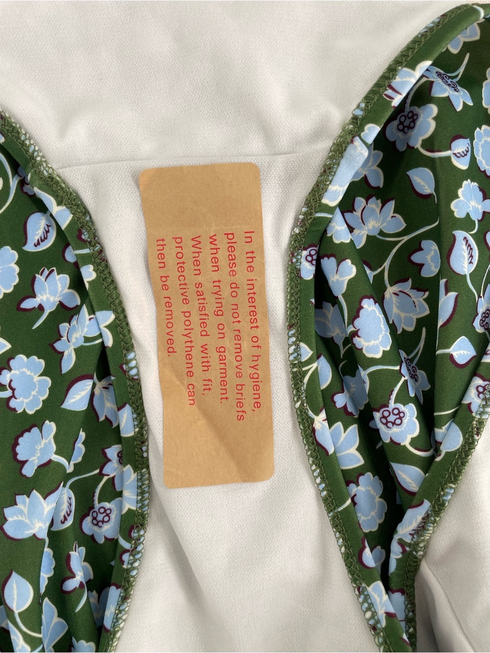Boden Green Floral One-Piece Swimsuit - Picture 5 of 9